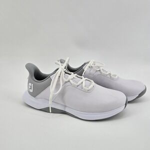FootJoy Prolite‎ Spikeless Golf Shoes Womens 98205 White Grey Size 9M NWOT